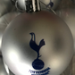 (10 Baubles in each pack) Tottenham  Silver printed Christmas Decorations