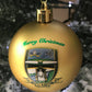 ( 10 Per Pack ) Meath GAA  Gold printed Christmas Tree Decorations