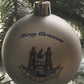 ( 10 Per Pack) Dublin GAA  Silver printed Christmas Tree Decorations