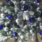 ( 10 Per Pack) Dublin GAA  Silver printed Christmas Tree Decorations