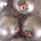 ( 10 Per Pack ) Liverpool  Silver printed Christmas Tree Decorations